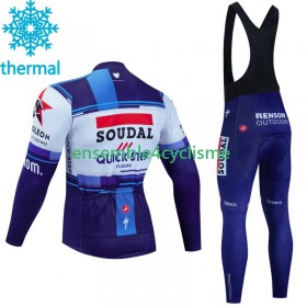 Tenue Maillot M/L + Collant à Bretelles Hiver Thermal Fleece Soudal Quickstep 2023